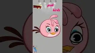 how to draw☺ angry bird pink easy step by step #shorts #youtubeshort#shortsvideo