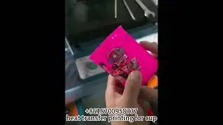 Heat transfer printing for plastic cup with handle #machine #plastic #factory