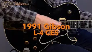 Dream Guitars - 1991 Gibson L-4 CES Master Model, Mahogany/Spruce #guitardemo #gibsonL4