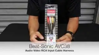2013-2018 Lexus Beat Sonic AVC38 Audio Video RCA Input Cable Harness (Installation)