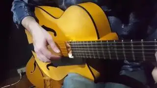 Guitarra Archtop construída por luthier Francisco Frulla