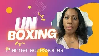 Unbox my planner accessories with me #plannercommunity #planneraccessories