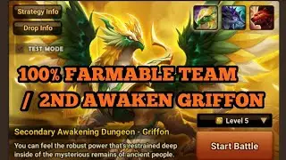 Summoners war-  how to 2nd awaken bernard/griffon fast with 100% farmable monsters/ karzhan remains