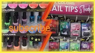 LA COLORS SPOOKTACKULAR NAILS & POLISH @ DOLLAR TREE.