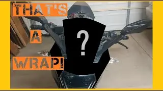 The KTM RC390 gets a Carbon Fiber Windshield Wrap!