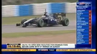 2014 #F1 Pre Season testing - Jerez Test Day 4 (Sky Sports News Reports)