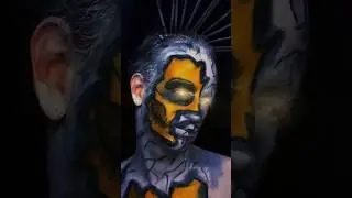 Bad R. Mix 🎨 #yvandna #makeup #bodypaint #makeupartist  #transitions #reels