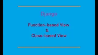 how to create view in Django