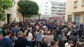 Salida Virgen de la Encarnación de la Hermandad de S.Benito.Semana Santa Sevilla 2025