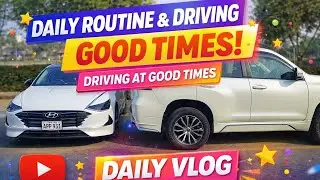 Lrean Video Rizwan Vlogs Daily Routine & Driving Daily Vlog Toyota Pradoo And hyundai Sonata