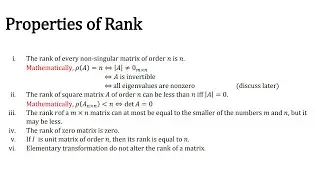 rank(ab)&le;min(rank(a),rank(b)) properties of rank rank(a)=rank(aa^t) proof