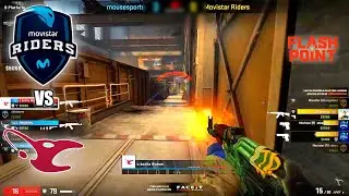 Movistar Riders vs mousesports - Flashpoint 3 | CSGO HIGHLIGHTS