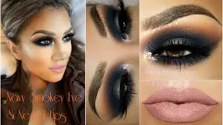 @auroramakeup -Ahumado AZUL OSCURO (Navy Smokey Eye)