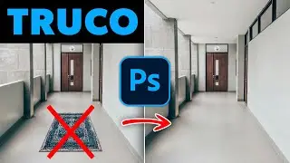 🔥 TRUCO para QUITAR OBJETOS en Photoshop ¡FUNCIONA en TODAS las VERSIONES! 😱
