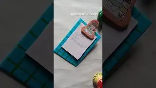 DIY Mini Clipboard📋 #clipboard #miniclipoard #memopad #schoolcrafts #shorts