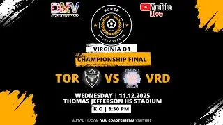 *LIVE* SSL VA D1 PLAYOFF FINAL:  Los Toros (#1) vs Virginia Dream (#2)