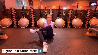 Figure Four Glute Rocks