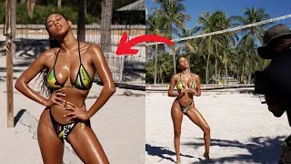 Briana Smith Photoshoot BTS | How to Shoot in Harsh Light (Sony A7IV + Tamron 35-150)