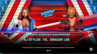 WWE 2K25 FULL MATCH - AJ Styles vs. Keith Lee - Clash of Generations!