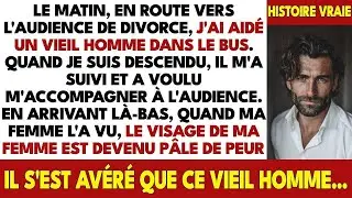 J'ai aid&eacute; un vieux dans le bus; prof de Droit. Ma femme, arrogante, s'est agenouill&eacute;e!!!
