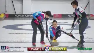 FEATURE Sayaka Yoshimura VS Kristy Watling   B QUALIFIER   S3 Group Curling Stadium Series XCM
