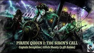 PIRATE QUEEN I: THE SIREN'S CALL | Captain Seraphina | Glitch Shanty (2.5D Anime)