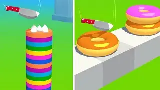 Slice It All Game! Satisfying and Relaxing ASMR Slicing Video NEW UPDATE