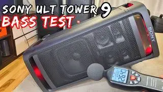 Sony ULT Tower 9 Bass Test 12.5'' Woofer  - EVERYTHING Shakes!