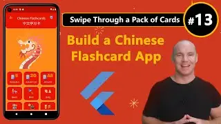 Build a Flashcard App in Flutter! #13 - Swipe Through A Pack Of Cards