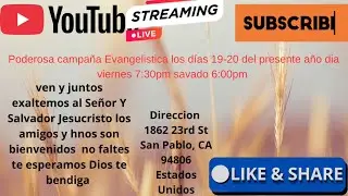 Poderosa campaña evangelistica  Gloria a Dios