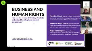 Business&Human Rights: How can the UN BindingTreaty be understood from legal&feminist perspectives?