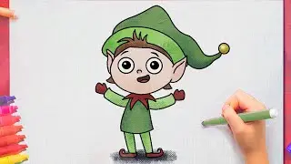 How to draw an elf step by step