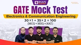 GATE 2023 Electronics and Communication Engineering LIVE Mock Test- 2 | Free GATE ECE Preparation
