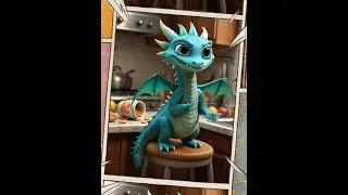 Cute little dragon/Милый дракончик