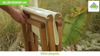 Sillon plegable madera acacia regidor lux