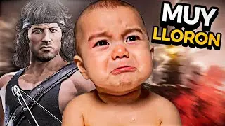 😂Me INSULTA Y TIRA del CABLE || RAMBO IMPARABLE  - Mortal Kombat 11