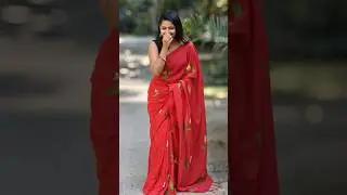 New Arrival, Hand paininted khadi saree #saree #shortsfeed #shorts #handpainted #just