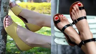 Very elegant and attractive design of simple open toe causal flat Sandals