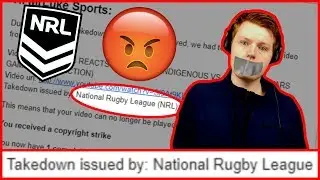 THE NRL TOOK DOWN MY VIDEO (COPYRIGHT STRIKE)