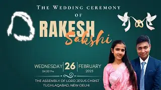 26.02.2025 Wedding Ceremony   (LIVE)