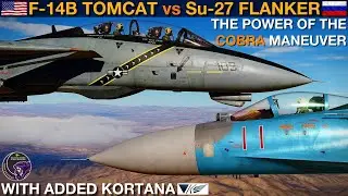 F-14 Tomcat vs Su-27 Flanker: Dogfight - The Power Of The Cobra Maneuver | DCS
