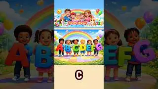 ABC Song A to Z 🎶 Fun Alphabet Learning for Toddlers | Kids Short #kidssongs