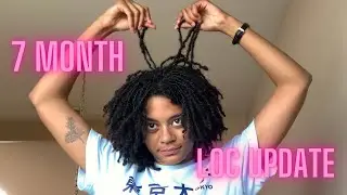 7 Month Loc Update | Small Comb Coils on Long Hair (traditional microlocs)