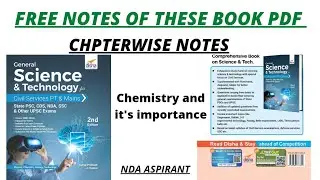 DISHA GENERAL SCIENCE BOOK NDA EXAM | NDA EXAM CHEMISTRY NOTES | FREE NOTES FOR NDA EXAM |#NDA_POINT