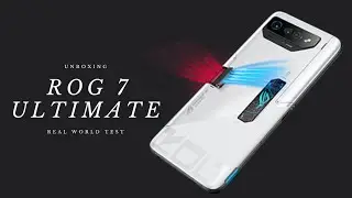 Asus Rog 7 Ultimate(with AeroActive cooler 7 (4K UNBOXING AND TEST)