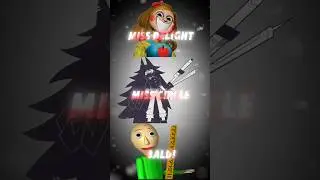 Miss Delight VS Miss Circle VS Baldi #2