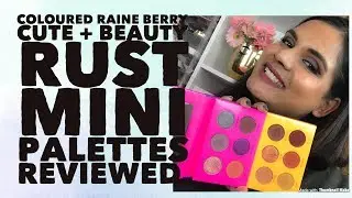 Colored Raine Mini Palettes Review | Karen Harris Makeup