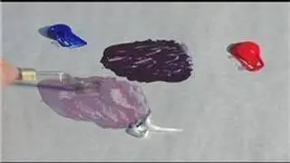 Basic Arts & Crafts Tips : How to Mix Purple Paint