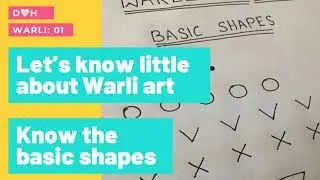 Warli art painting / about Warli art / basic shapes of Warli art/ basic tutorial of Warli art 01