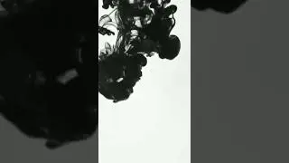 black ink drop